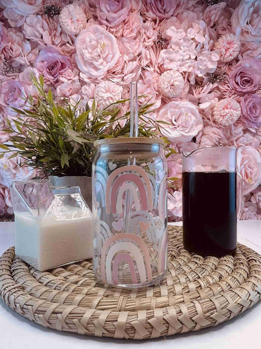 Boho Dream, bicchiere con coperchio e cannuccia, cups, caffè, iced coffee - Incanta Shop