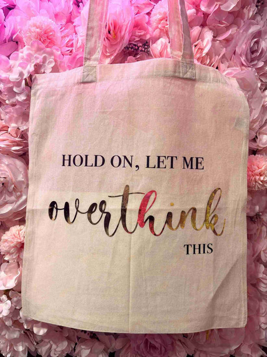 “Overthink” Tote Bag - Incanta Shop