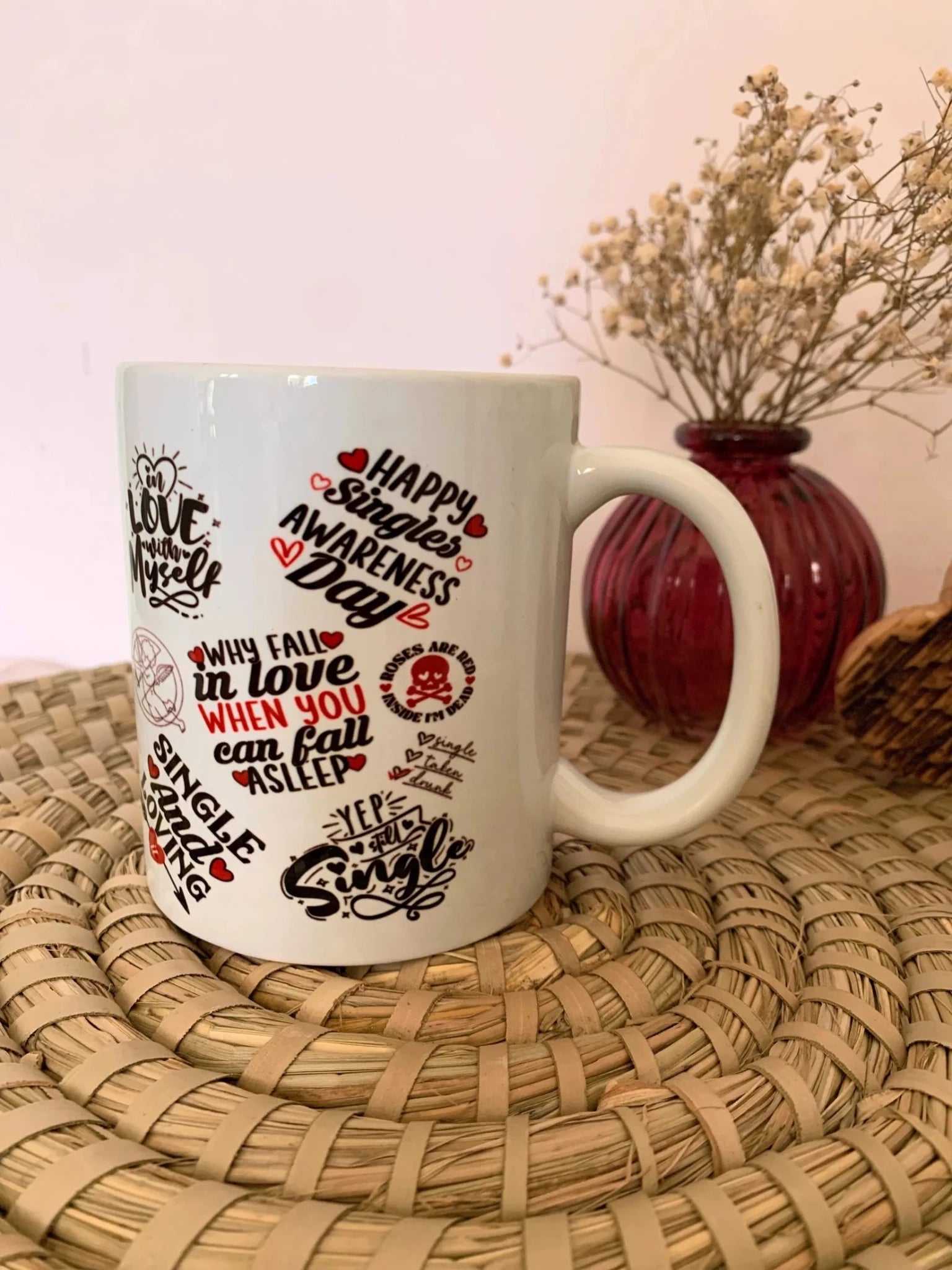 Tazza Anti Valentine’s Club 💔 L’amore? No, grazie! - Incanta Shop